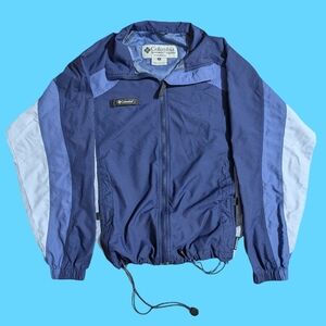 Columbia Blue Windbreaker Jacket